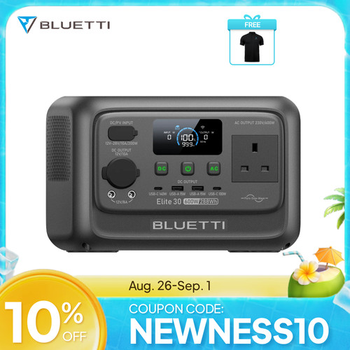 Bluetti elite 288wh 600w - 288wh,