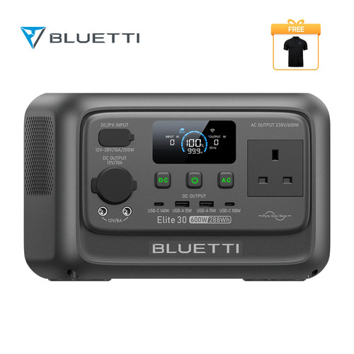 Bluetti elite 288wh 600w - 30, v2