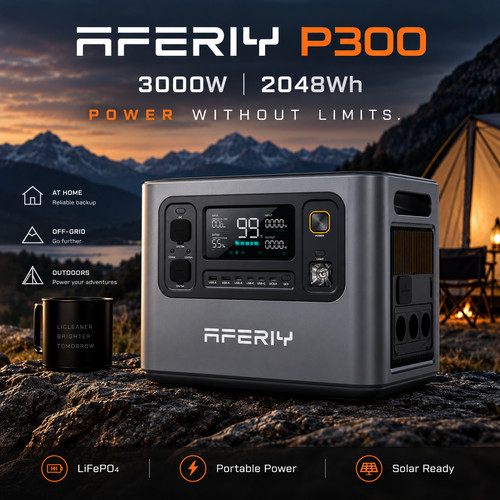 Aferiy p300 3000w 2048wh - p300,