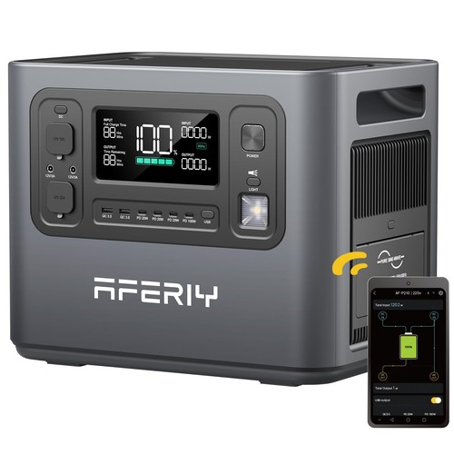 Aferiy 2400w solar generator - 2400w,