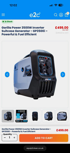 Gorilla power gp3500i 5kw - power,