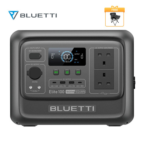 Bluetti elite 100 1024wh - elite,
