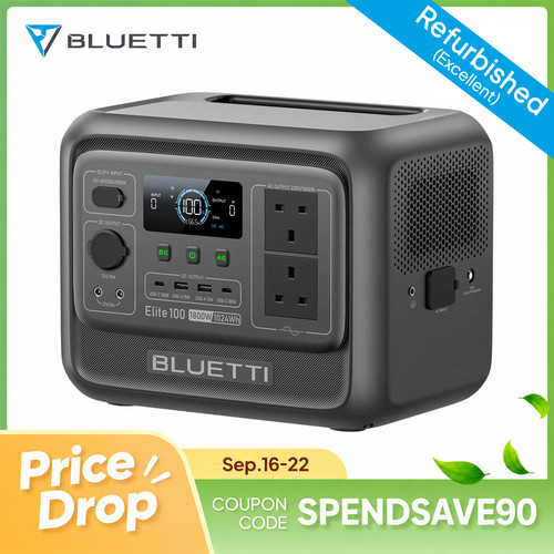 Bluetti elite 100 - 100, 1024wh